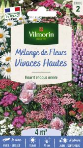 Fleurs Vivaces Hautes - 4 m² - Mélange de fleurs